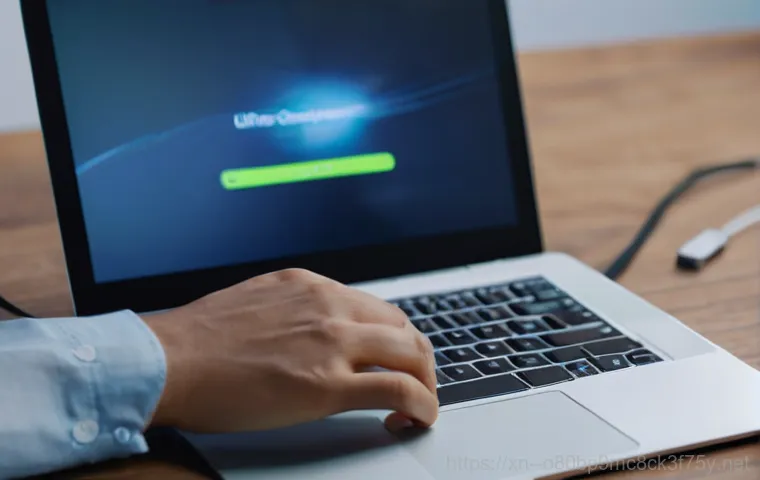 가리봉 STATUS_DEVICE_NOT_READY - A person in their late 20s, dressed in a casual hoodie and jeans, sits at a modern desk with a deskt...