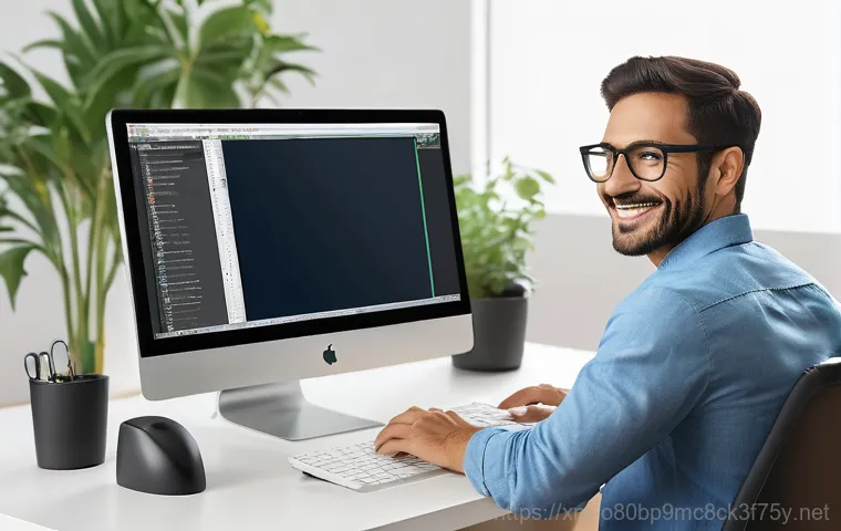 관교동 STATUS_SYSTEM_LICENSE_INVALID - A diligent young adult, in a modern home office setting, is shown actively troubleshooting a compute...