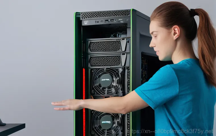 탄현동 케이블연결확인 - A detailed, eye-level close-up shot of various monitor cables (HDMI, DisplayPort, DVI) with their di...