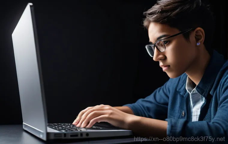 용유동 BOOTMGR is Compressed - **Prompt:** A close-up shot of a computer monitor displaying the stark white text "BOOTMGR is Compre...