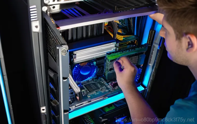 역동 all boot options are tried - A close-up, realistic photo of a young adult, male or female, looking intensely at a laptop screen i...