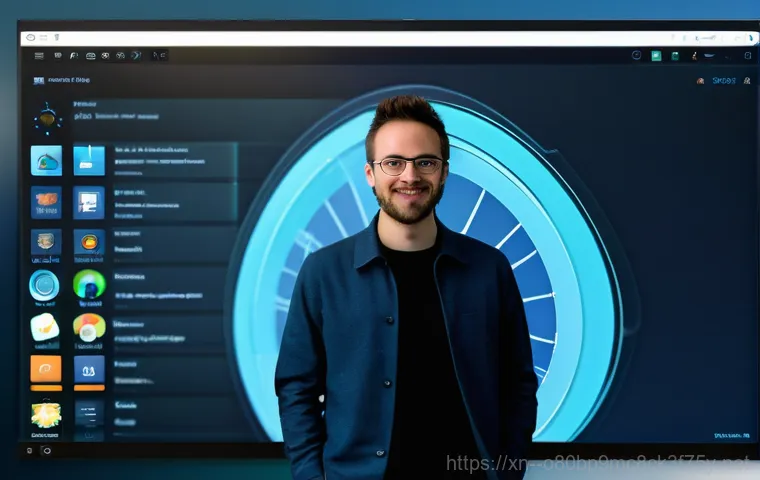 안양시 linux재설치 포맷  초기화 - **Prompt:** A focused close-up image depicting a user (wearing a casual, long-sleeved shirt) diligen...