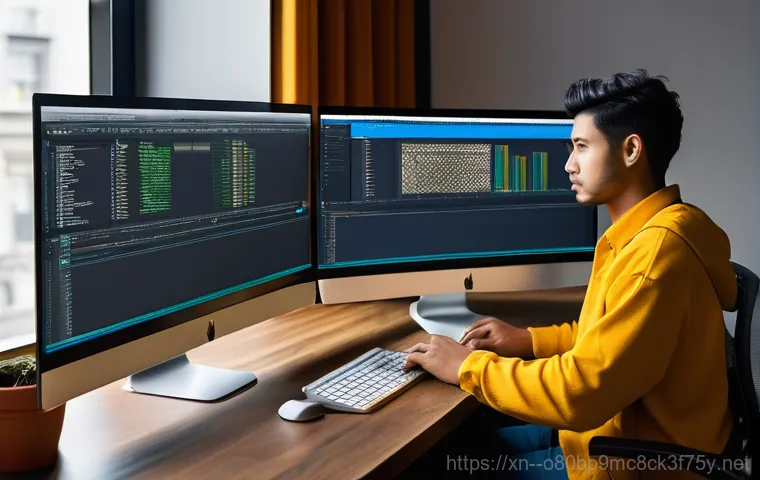 옥천동 STATUS_IMAGE_INVALID - **Prompt:** A close-up shot of a young adult, wearing comfortable everyday clothes, sitting at a des...