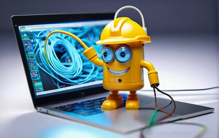 산곡동 IO_DEVICE_ERROR - **Prompt:** A young, determined technician, wearing a clean, modern tech uniform, is intently examin...