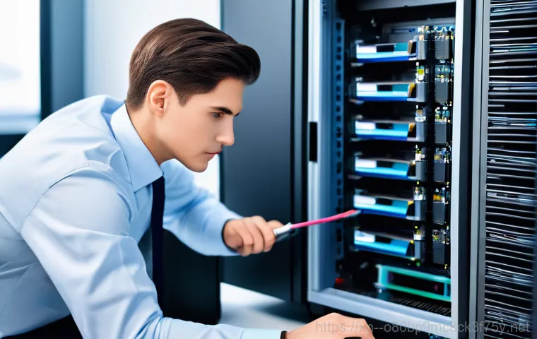 숭인동 STATUS_KERNEL_MODULE_NOT_FOUND - An abstract, high-tech visualization of a computer's internal conflict. Imagine a glowing, intricate...