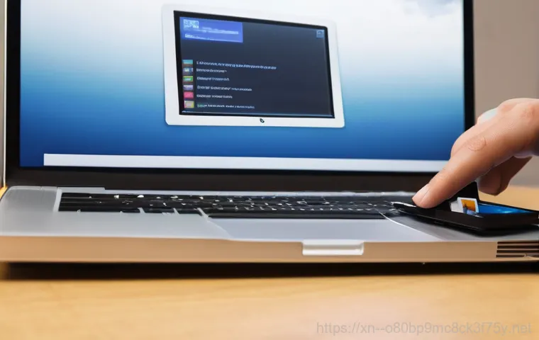 하점면 INACCESSIBLE_BOOT_DEVICE - **Prompt:** A focused individual (adult, wearing a clean, practical shirt) carefully examining the i...