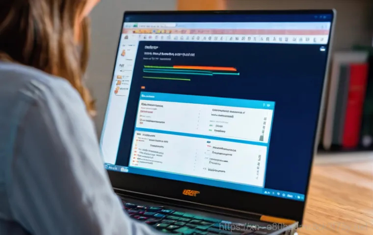 청평면 STATUS_KERNEL_BOOT_DRIVE_ERROR - A person (gender-neutral, wearing a clean, casual shirt) is leaning over an open desktop computer ca...