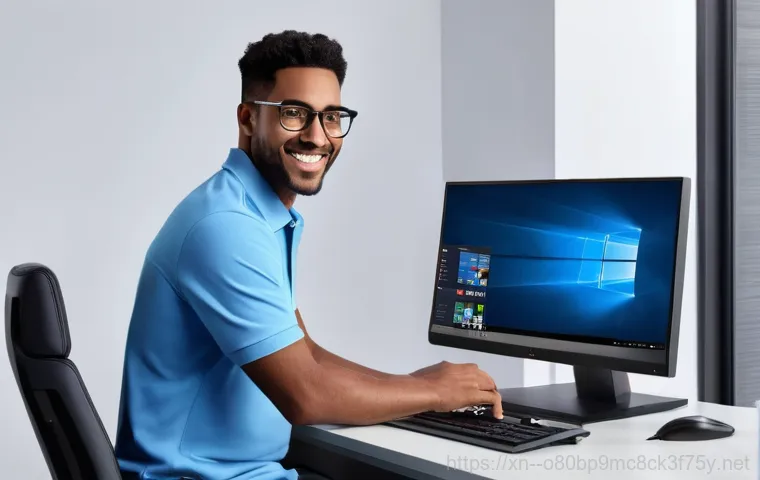 마두동 입력신호가 없습니다 - A person is attentively examining the rear of a desktop computer tower and its connected monitor. Th... 마두동 입력신호가 없습니다 - A person is attentively examining the rear of a desktop computer tower and its connected monitor. Th...