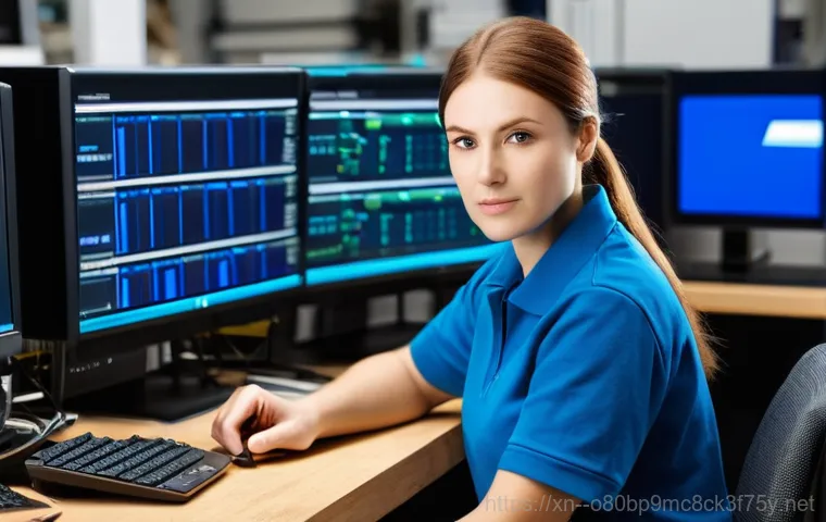 매화동 MULTIPLE_IRP_COMPLETE_REQUESTS - A close-up, focused shot on the hands of a skilled computer enthusiast (wearing a short-sleeved t-sh...