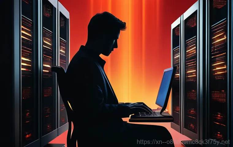 신소현동 컴퓨터멈춤 - A close-up shot of an opened desktop computer case, with a person's hands (wearing clean, profession...