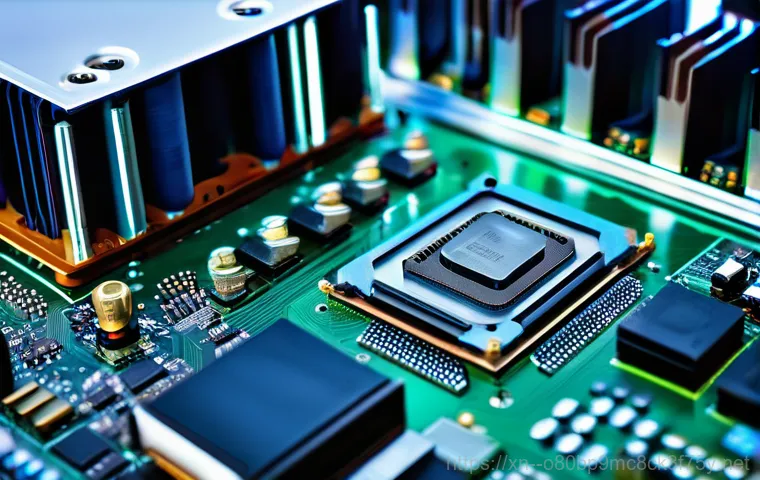 마두동 cpu조립 및 교체수리 - A middle-aged person, appearing visibly frustrated, sits in front of an older desktop computer. The ...