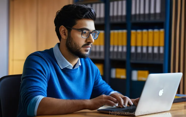 송월동 ubuntu재설치 포맷  초기화 - **Frustrated User with a Slow Ubuntu PC**
    A realistic, high-definition photograph of a young adu...