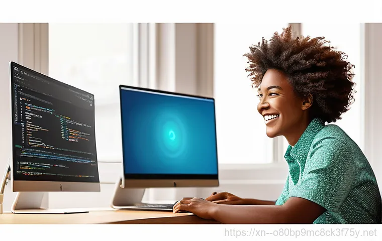 송월동 ubuntu재설치 포맷  초기화 - **Diligent Data Backup Before Reinstallation**
    A focused, well-lit shot depicting an adult (male...