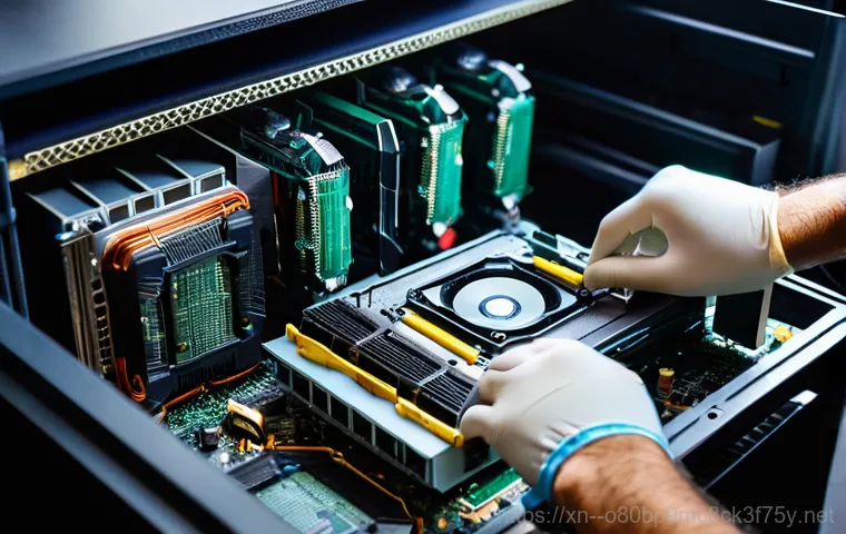 구래동 컴퓨터멈춤 - A young professional, appearing visibly frustrated and stressed, sits in front of a computer screen ...
