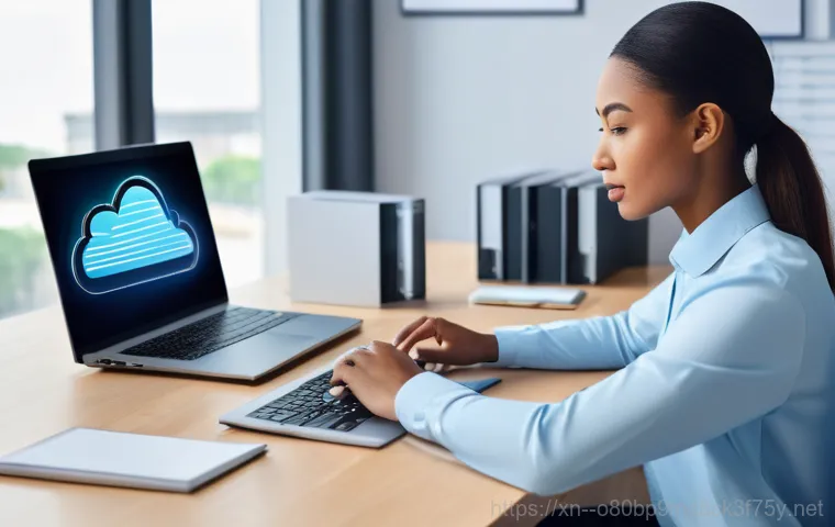 독곡동 STATUS_FILE_READ_FAILURE - A person, looking a bit frustrated but determined, sits in front of a computer screen that displays ...