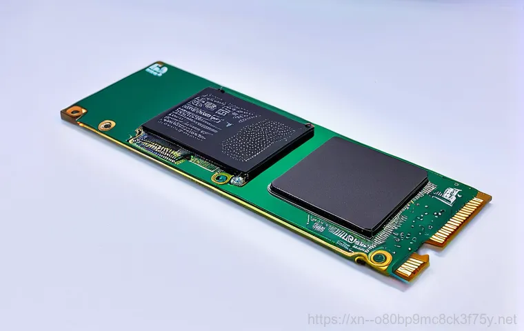 가사동 SSD조립 및 교체수리 - A close-up, studio-quality shot featuring two distinct types of SSDs: a