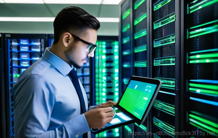 저동 서버출장방문수리점 - **Image Prompt 2: Expert Server Technician in Action**
    A highly skilled and focused server techn...