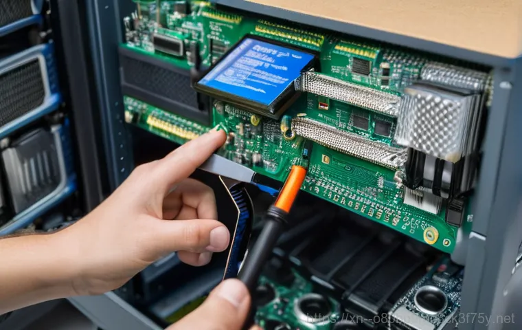 흥도동 KERNEL_MODE_HEAP_CORRUPTION - **Image Prompt:** A close-up, stylized view of the inside of a transparent desktop computer case. Th...