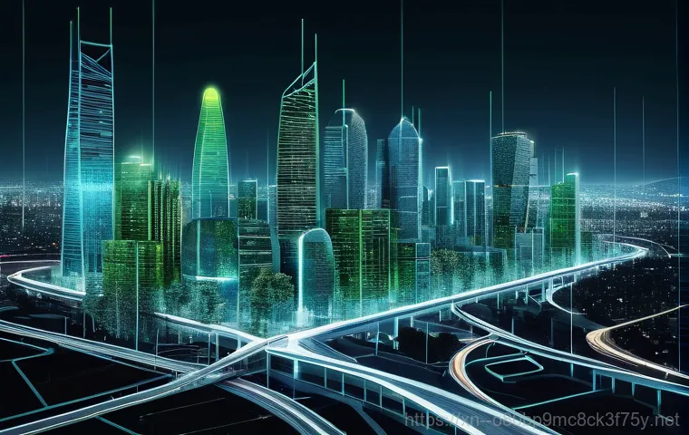 관철동 UDFS_FILE_SYSTEM - A bustling, futuristic street scene in Gwancheol-dong, Seoul, during a vibrant day. The environment ...