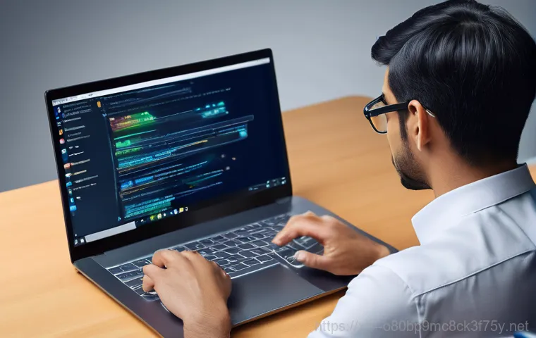 자작동 STATUS_INVALID_DISPOSITION - **Prompt 1: The Frustrated User and the Mysterious Error**
    A realistic, cinematic shot of a youn...