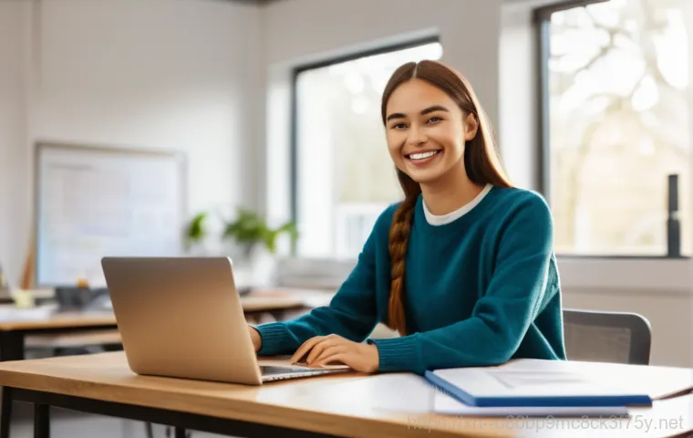 창릉동 컴퓨터 desktop 출장방문수리점 - A highly focused male computer technician in his 40s, wearing a clean, branded work polo shirt, is e...
