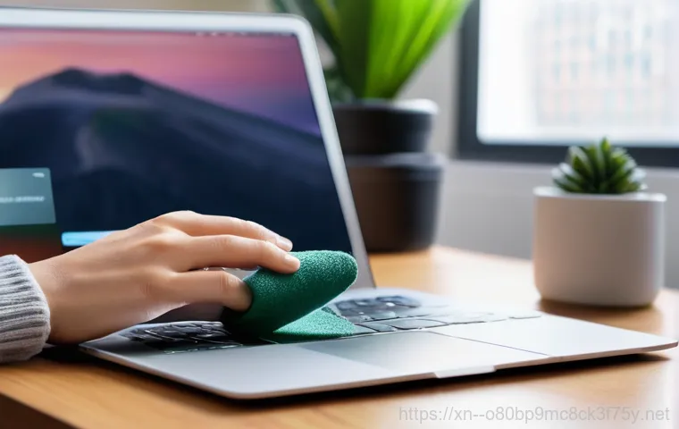 구산동 맥북에어 판매 및 수리 - **Prompt:** A close-up shot of skilled hands (gender-neutral, wearing disposable nitrile gloves) met... 구산동 맥북에어 판매 및 수리 - **Prompt:** A close-up shot of skilled hands (gender-neutral, wearing disposable nitrile gloves) met...