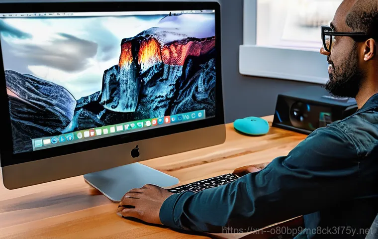 신풍동 해킨토시 재설치 포맷  초기화 - A close-up shot of various data storage devices on a modern wooden desk, including a sleek external ...