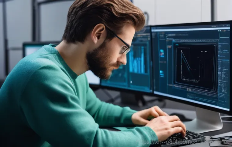 송파구 DRIVER_VERIFIER_DETECTED_VIOLATION - A young adult, wearing a casual long-sleeved shirt and jeans, sits at a desk in a modern home office...