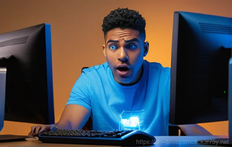 감일동 WIN32K_POWER_WATCHDOG_TIMEOUT - Image Prompt 1: The Blue Screen Nightmare**