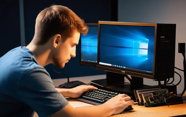 선화동 DPC_WATCHDOG_VIOLATION - **Prompt 1: The Frustration of a Blue Screen**
    "A close-up shot of a person, appearing visibly f...