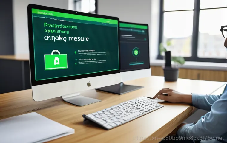 하상동 STATUS_SECURITY_POLICY_VIOLATION - **Prompt 2: Unseen Threats, System Warnings**
A person in their 30s, dressed casually, sits in f... 하상동 STATUS_SECURITY_POLICY_VIOLATION - **Prompt 2: Unseen Threats, System Warnings**
A person in their 30s, dressed casually, sits in f...