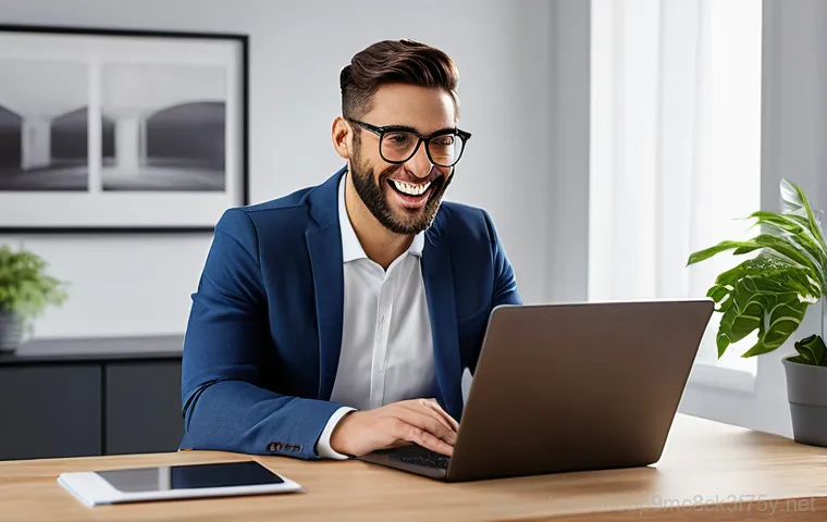 은평구 네트워크구축 설정 및 세팅오류해결 - A small group of diverse office workers, dressed in smart casual attire, are gathered around a share...
