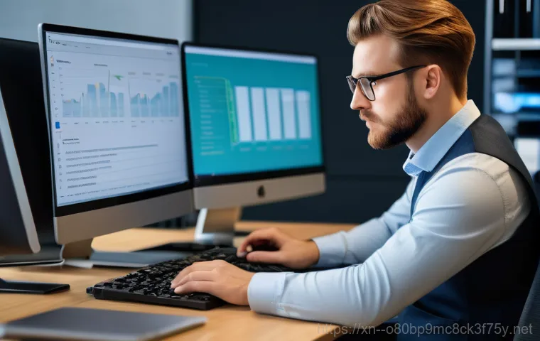 운학동 STATUS_INVALID_LOCK_SEQUENCE - A focused individual, appearing frustrated and slightly stressed, sits at a desk in a dimly lit home...