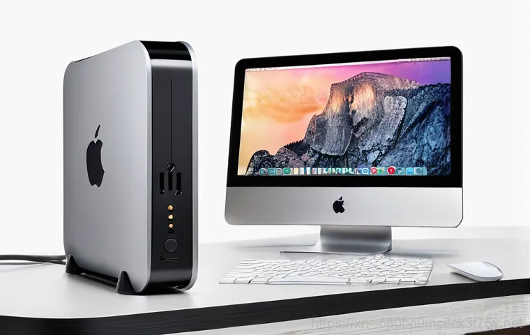 무교동 맥미니 판매 및 수리 - **Prompt 2: Mac Mini Repair and Upgrade by a Professional**
    A close-up, high-angle shot of a Mac...