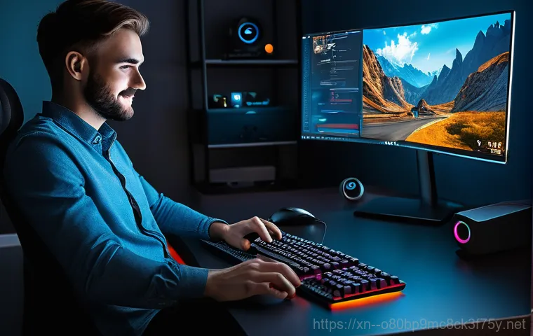 팔달구 메모리조립 및 교체수리 - A person in their late twenties or early thirties sits at a desk, looking utterly frustrated at a co... 팔달구 메모리조립 및 교체수리 - A person in their late twenties or early thirties sits at a desk, looking utterly frustrated at a co...