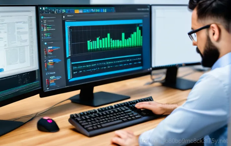 서둔동 DRIVER_CAUSED_SYSTEM_CRASH - A close-up of a computer monitor displaying a clear, vivid blue screen with the error message "DRIVE... 서둔동 DRIVER_CAUSED_SYSTEM_CRASH - A close-up of a computer monitor displaying a clear, vivid blue screen with the error message "DRIVE...