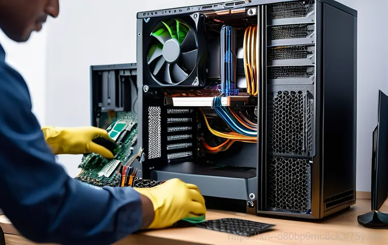 주성동 쿨러조립 및 교체수리 - A detailed, clean, and futuristic technical illustration showing a side-by-side comparison of an air... 주성동 쿨러조립 및 교체수리 - A detailed, clean, and futuristic technical illustration showing a side-by-side comparison of an air...