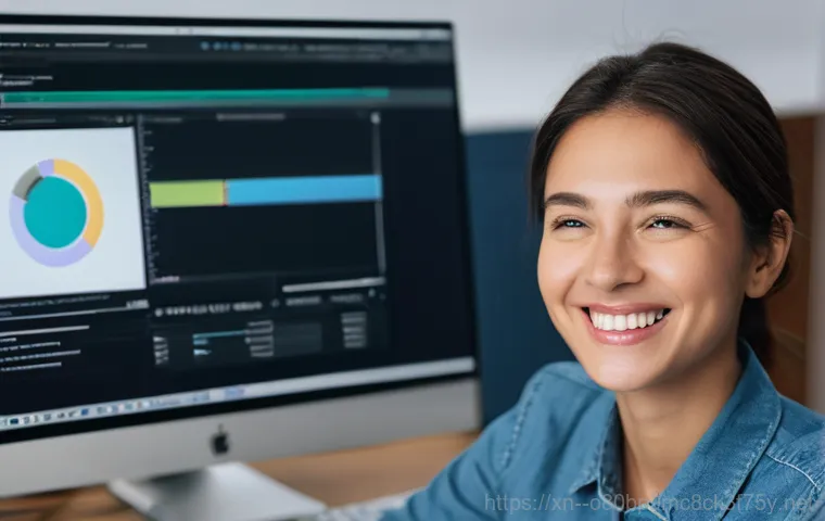 역곡동 IO_DEVICE_ERROR - A focused individual (gender-neutral, adult) is sitting in front of a computer monitor, which promin... 역곡동 IO_DEVICE_ERROR - A focused individual (gender-neutral, adult) is sitting in front of a computer monitor, which promin...