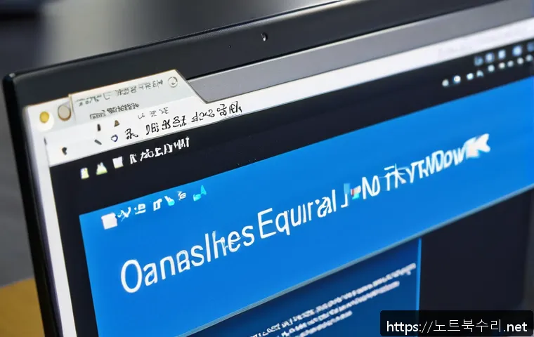 송포동 IRQL_NOT_LESS_OR_EQUAL 관련 이미지 1