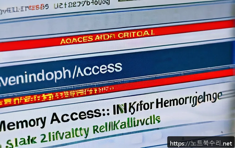 와룡동 STATUS_MEMORY_ACCESS_DENIED 관련 이미지 1