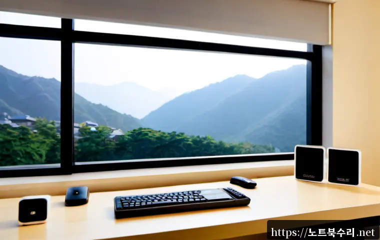 오남읍 macosX재설치 포맷  초기화 - Photorealistic remote-support workstation in a quiet Onam-eup apartment, sleek all-in-one desktop di...