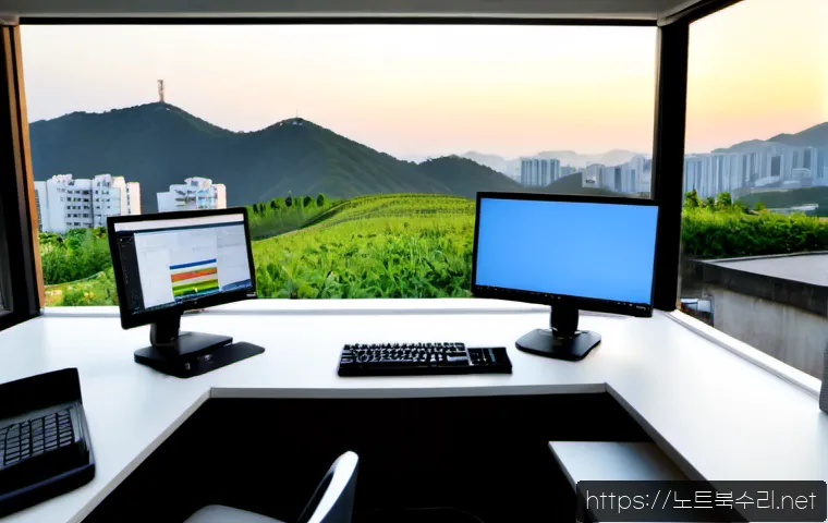 남현동 STATUS_IMAGE_INVALID - Photorealistic compact remote-support workstation in a quiet hillside apartment near southern Seoul,...