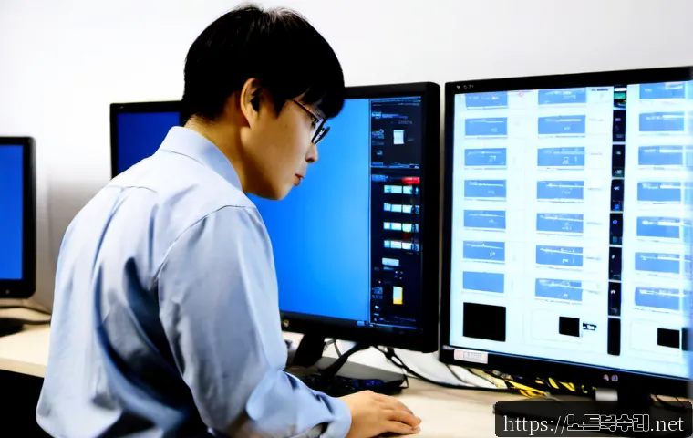 단대동 파일서버출장방문수리점 - Photorealistic onsite file server repair in a compact apartment-office workspace, technician reconne...
