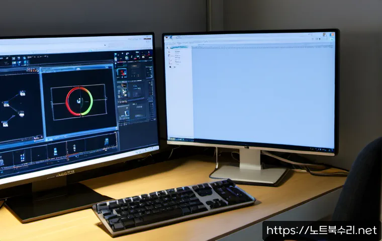 신내동 STATUS_KERNEL_BOOT_FAILURE - Photorealistic IT support workstation in a compact apartment office, desktop monitor frozen on a dar...