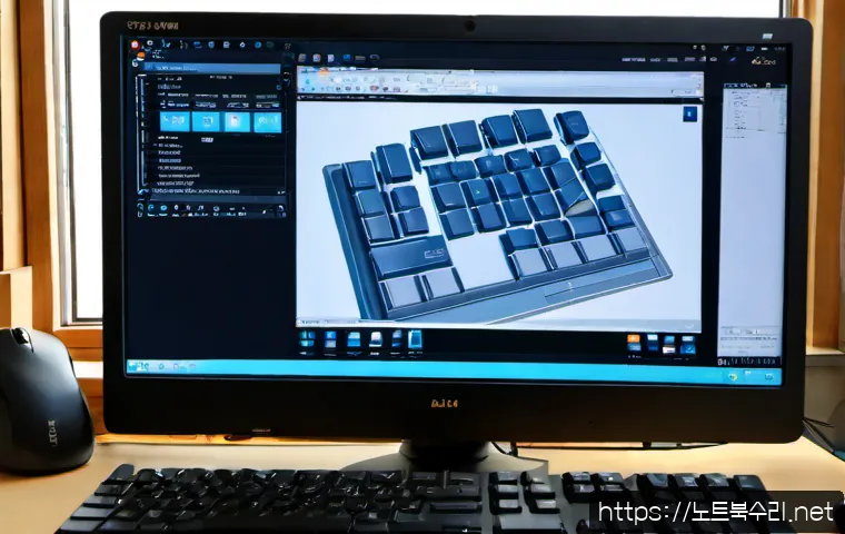 성석동 SESSION_HAS_VALID_VIEWS_ON_EXIT - Photorealistic software support workstation in a quiet suburban Korean district apartment, dual moni...