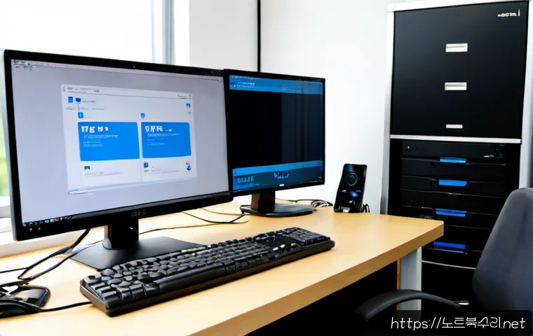 석수동 BUGCODE_USB_DRIVER - Photorealistic computer repair workstation in a compact Seoksu-dong electronics office, technician r...