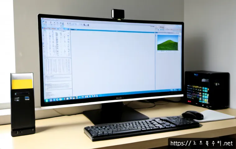 서현동 STATUS_SYSTEM_FILE_MISSING - Photorealistic remote-support workstation in a modern Seohyeon-dong apartment office, dual monitors ...