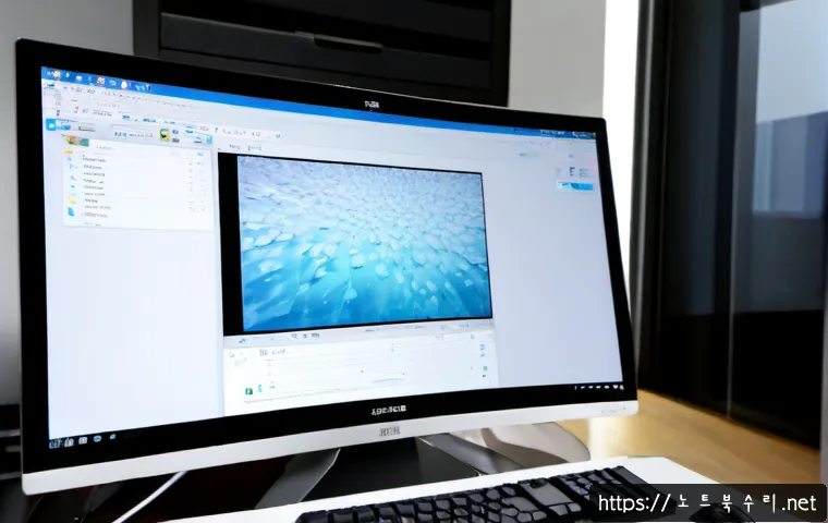 고림동 Press Ctrl Alt Del to restart - Photorealistic remote IT support scene in a quiet Gorym-dong apartment home office, desktop monitor ...