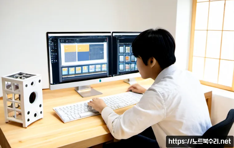 소격동 STATUS_IMAGE_INVALID - Photorealistic product design workstation in a quiet Sogyeok-dong inspired studio, industrial design...
