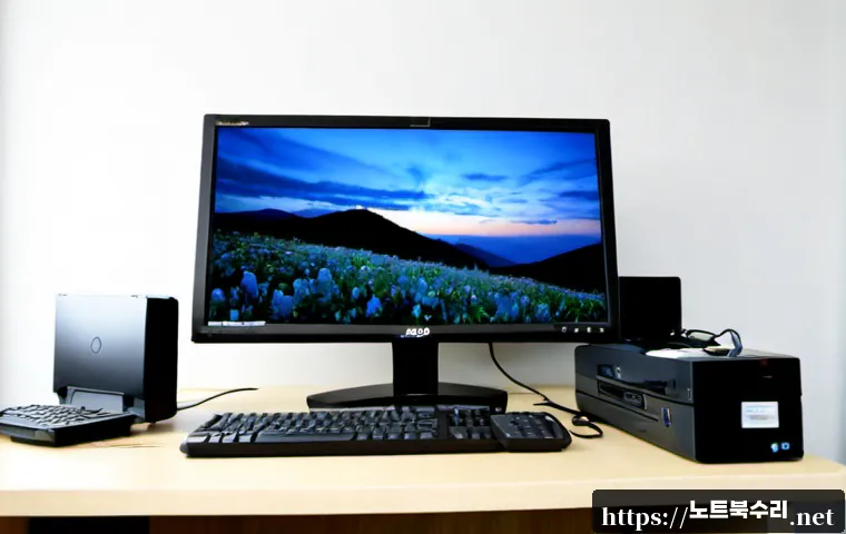 서천동 윈도우7 windows7 재설치 포맷  초기화 - Photorealistic remote computer support workstation in Seocheon-dong, a technician reinstalling an ol...